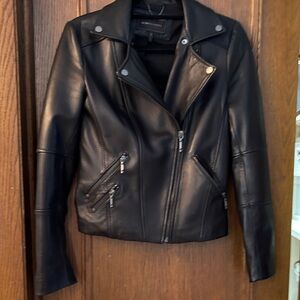 BCBGMaxAzria Black Leather Jacket